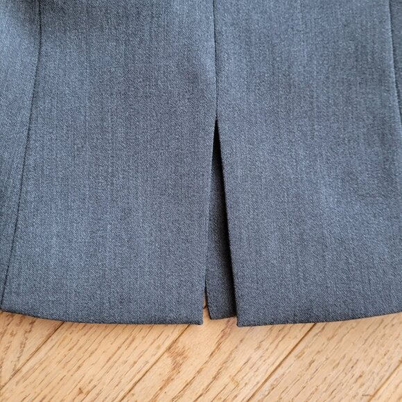 NWT Periphery Gray Blazer Modern Style Soft Wool Stretch 2 Fitted - Picture 11 of 16